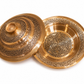 Traditional copper plates with naqcha and installed black ink (sawaad).
