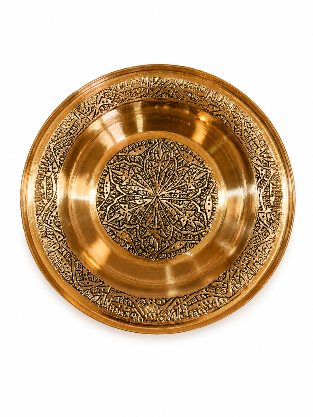 Traditional copper plates with naqcha and installed black ink (sawaad).