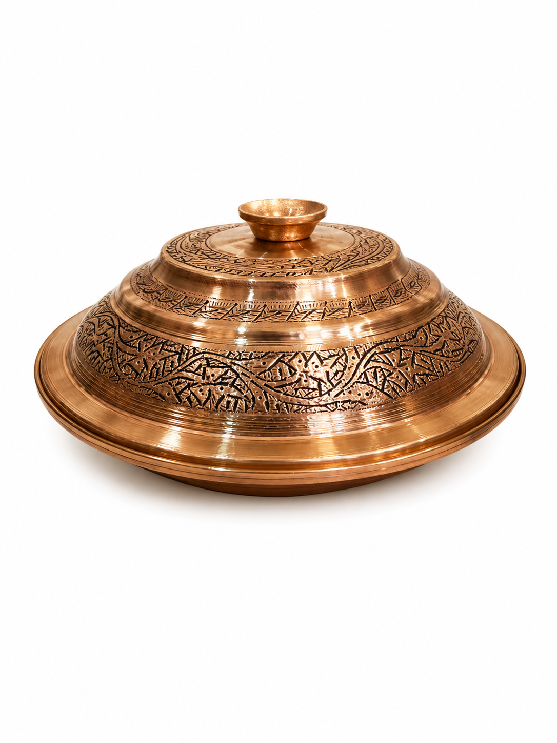 Traditional copper plates with naqcha and installed black ink (sawaad).