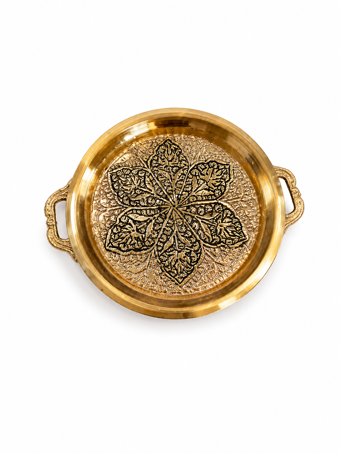 Nakchdaar copper handi with installed black ink(sawaad).