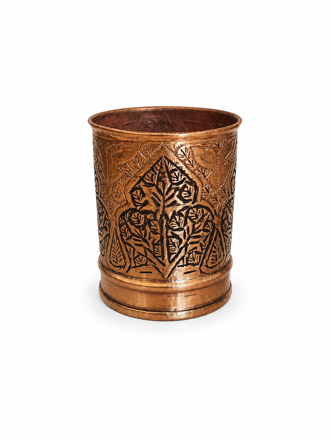 Nakchdaar glasses 6 peices made up of copper with installed speacial black ink called sawaad.