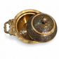 Nakchdaar copper traditional serving bowl with installed black ink called sawaad