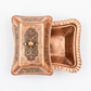 Nakchdaar copper butter box with installed speacial black ink called sawaad.