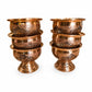 Nakchdaar copper bowls with a beautiful design comes in a set of 6 peices