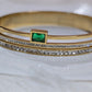 Anti tarnish Floral Solid Bangle