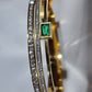 Anti tarnish Floral Solid Bangle