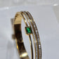 Anti tarnish Floral Solid Bangle