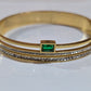 Anti tarnish Floral Solid Bangle