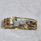 Anti Tarnish Solid Butterfly Bangle