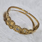 Anti Tarnish Solid Mini Floral Bangle