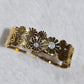 Anti Tarnish Solid Mini Floral Bangle