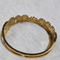 Anti Tarnish Solid Mini Floral Bangle