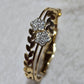 Anti Tarnish White Zirconian Floral Bangle
