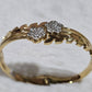 Anti Tarnish White Zirconian Floral Bangle