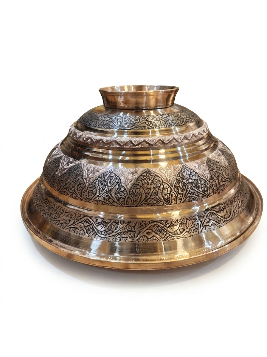 Kashmiri traditional nakchdaar traami and sarposh for 4 person's.