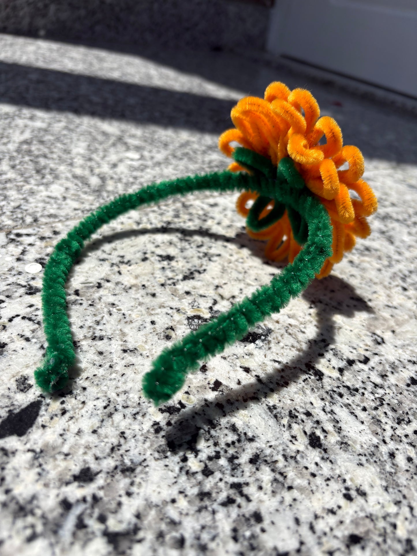 Handmade Sunflower Headband.