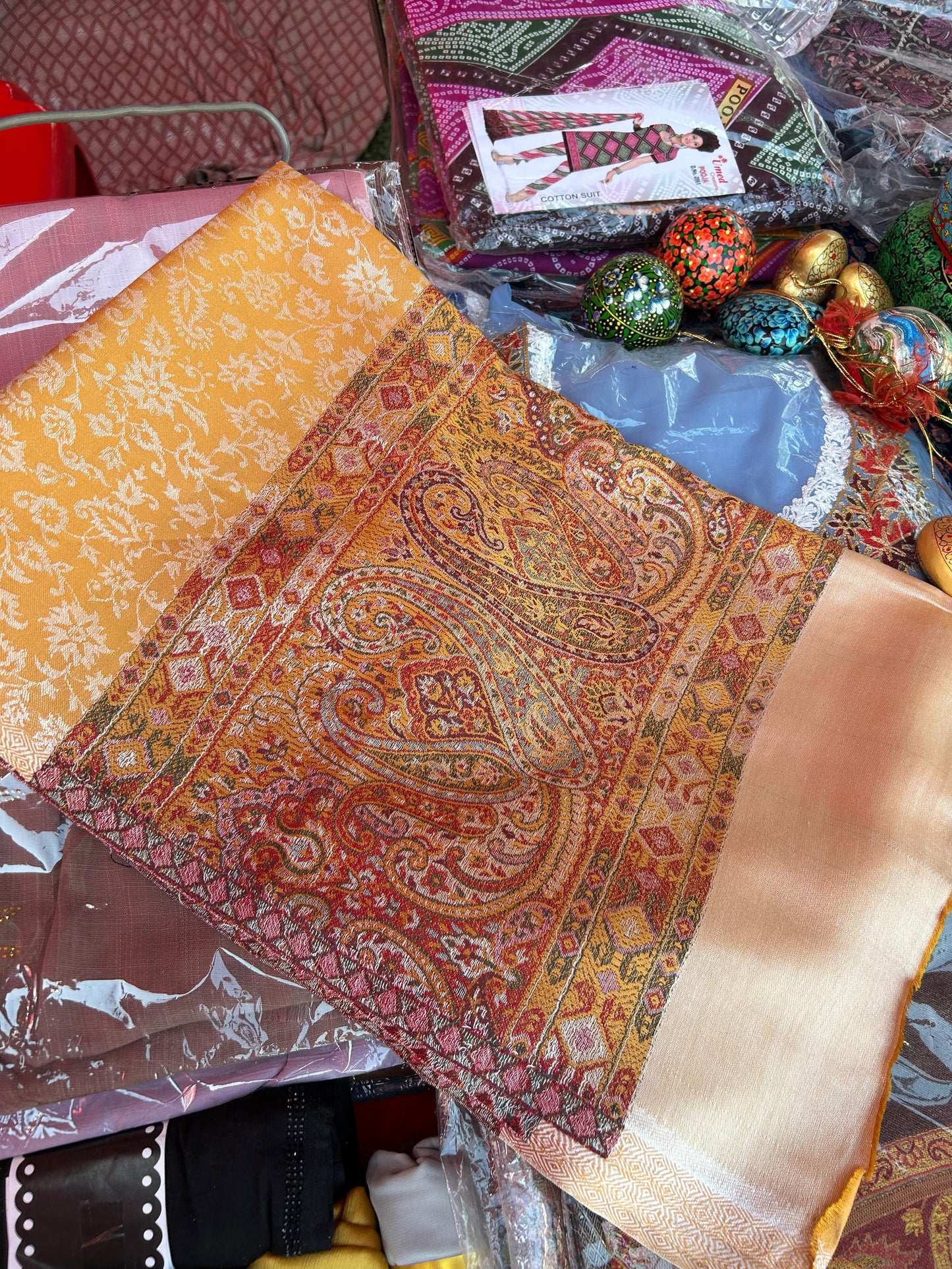 Silk wool stole