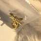 Anti tarnish Bow ring