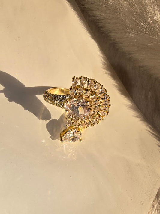 Antitarnish Aura Fan Ring