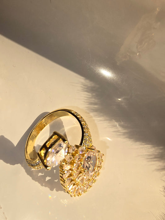 Antitarnish Aura Fan Ring