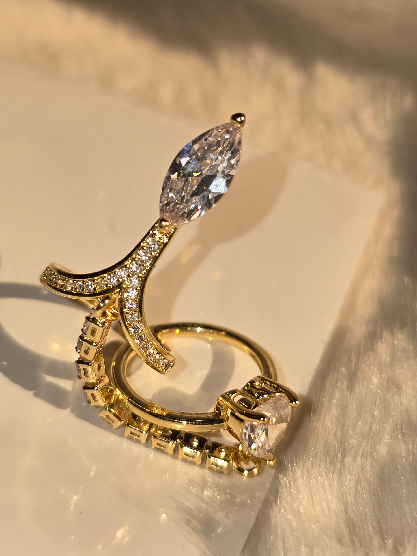 Amour Chain Ring