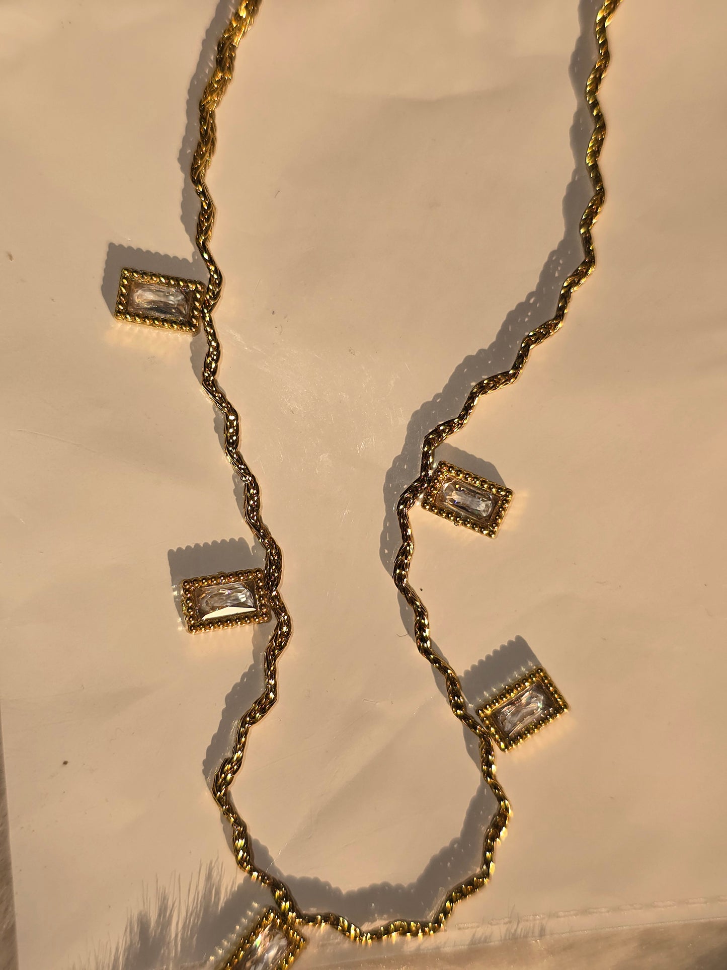 Meridian Baguette Necklace