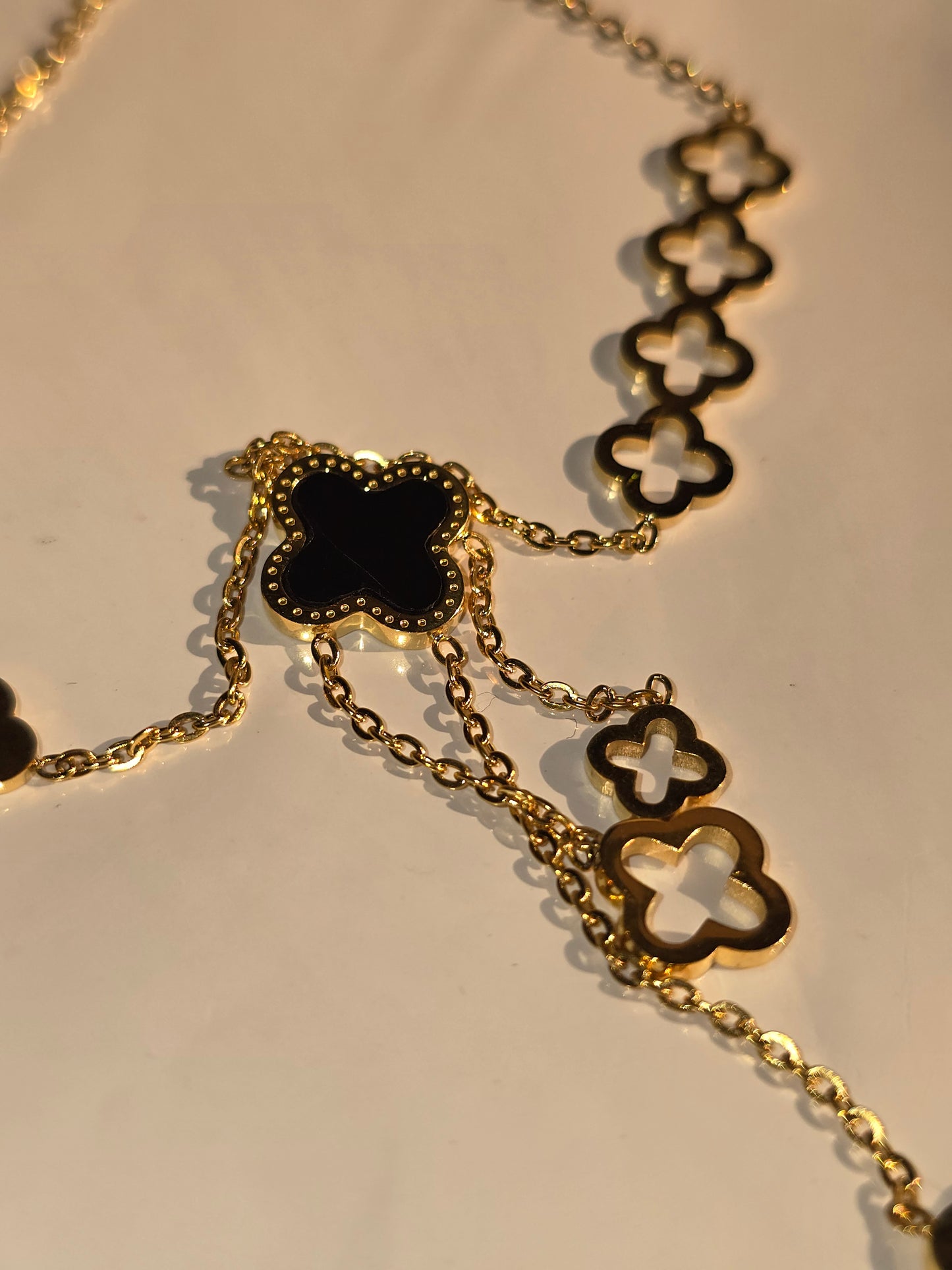 Amalfi Clover Drop Necklace