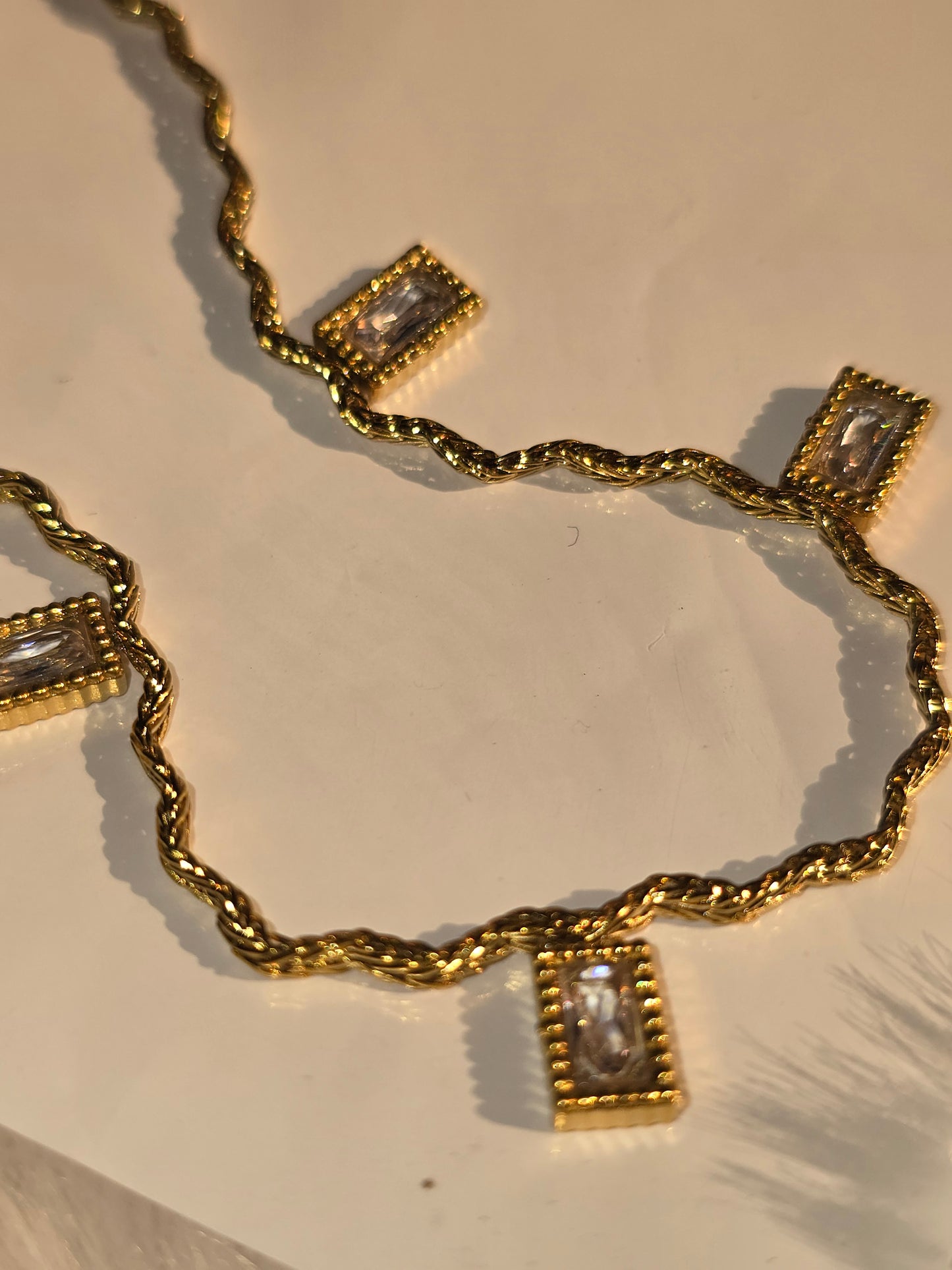 Meridian Baguette Necklace