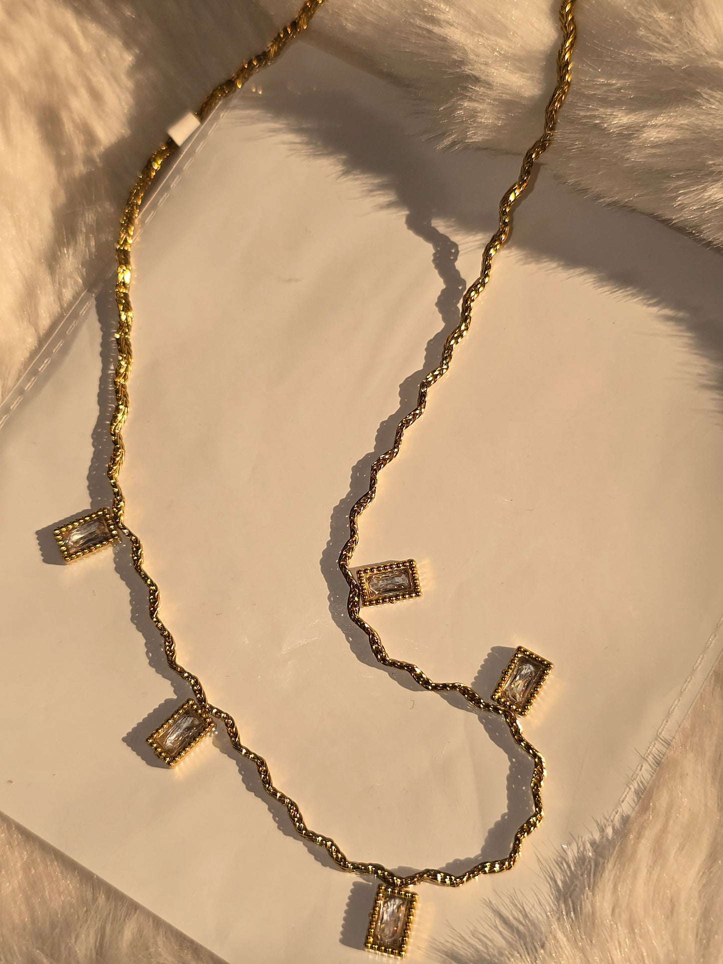 Meridian Baguette Necklace