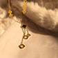 Amalfi Clover Drop Necklace