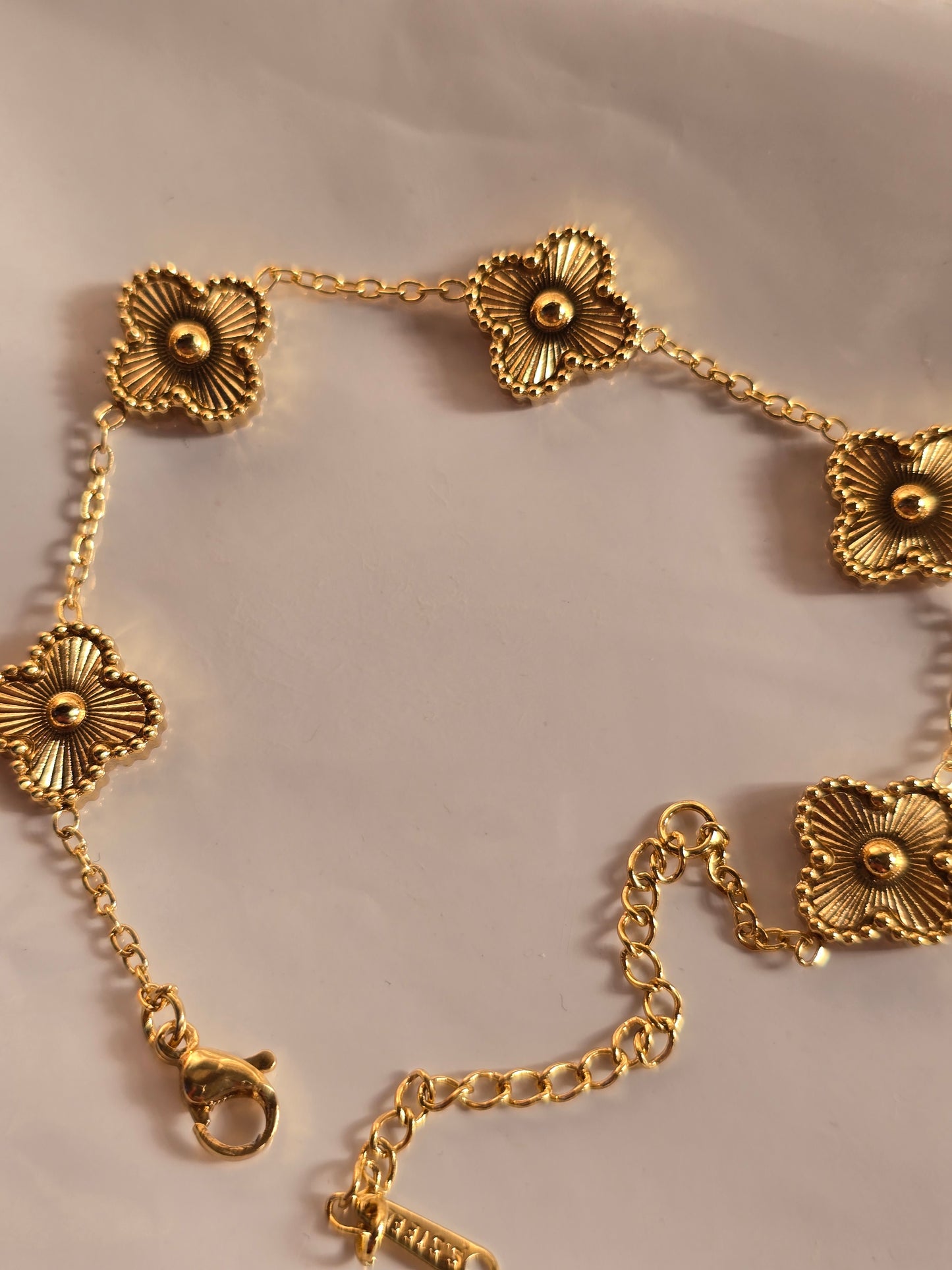 Aurelia Guilloché Clover Bracelet