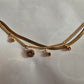 Blush Herringbone Layered Bracelet