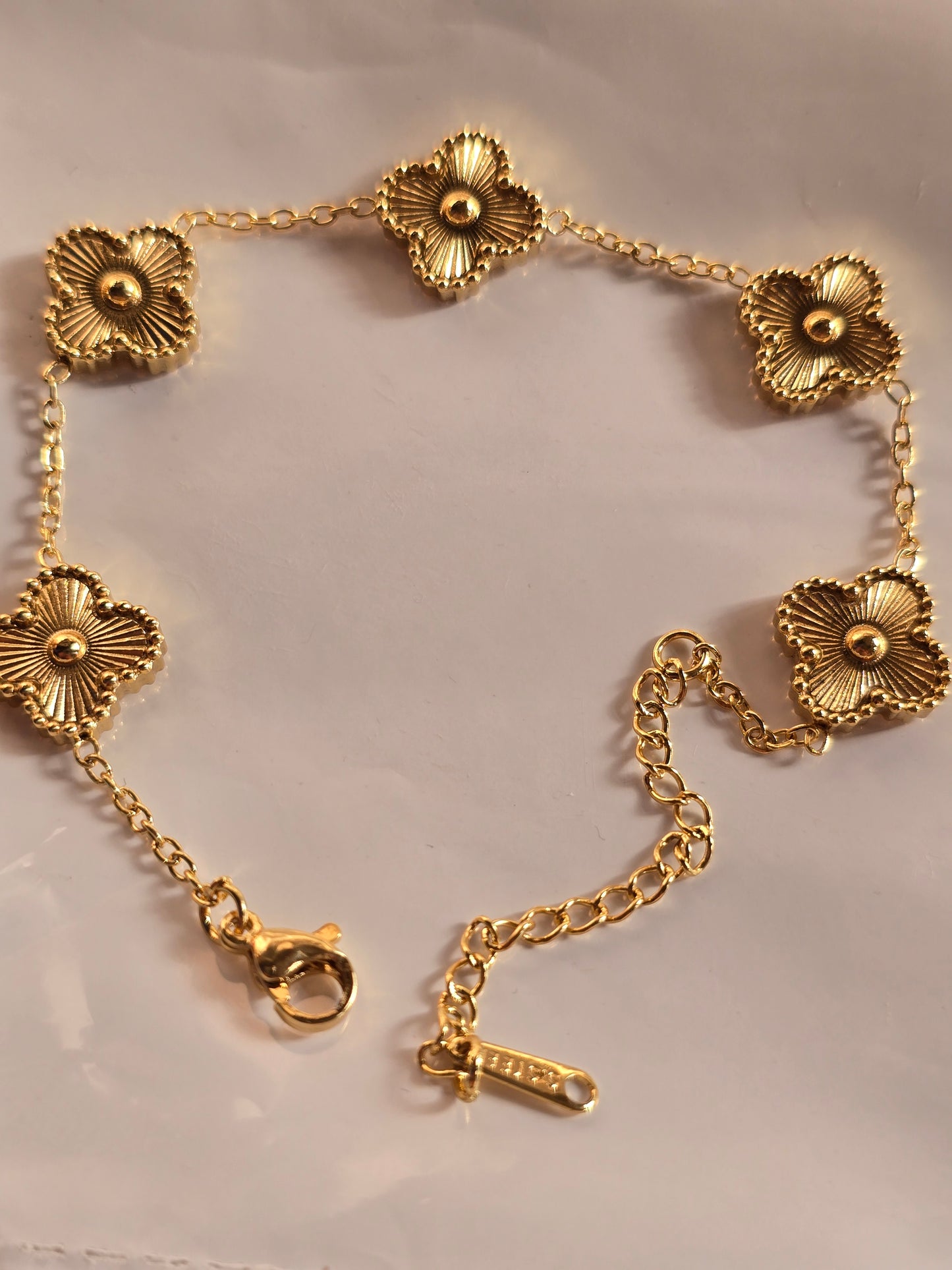 Aurelia Guilloché Clover Bracelet