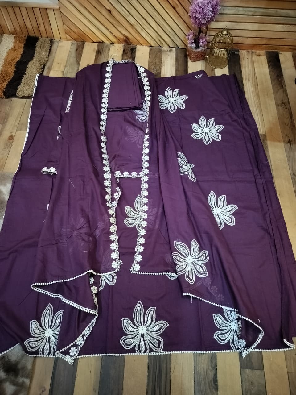 Pure cotton 3 pc suit..