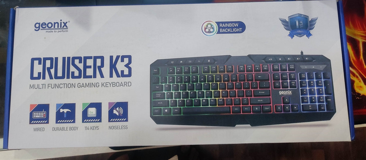Geonix Cruiser K3 Gaming Keyboard