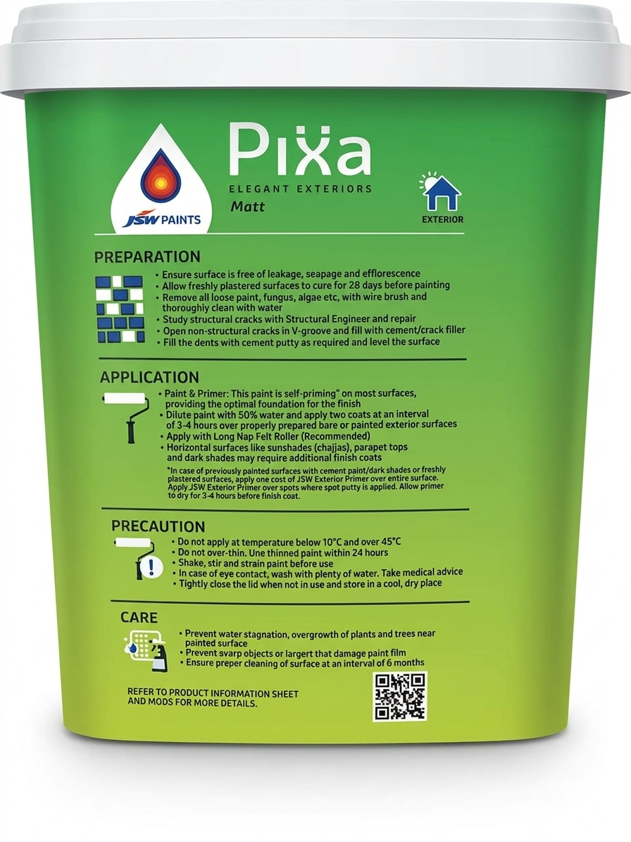PIXA EXT MATT PE4 4LTR