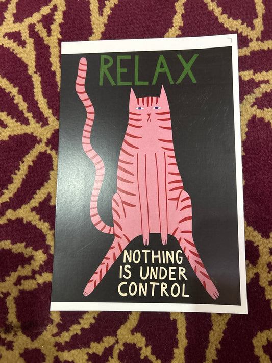Postcard- Relax, Nothing Is Under Control