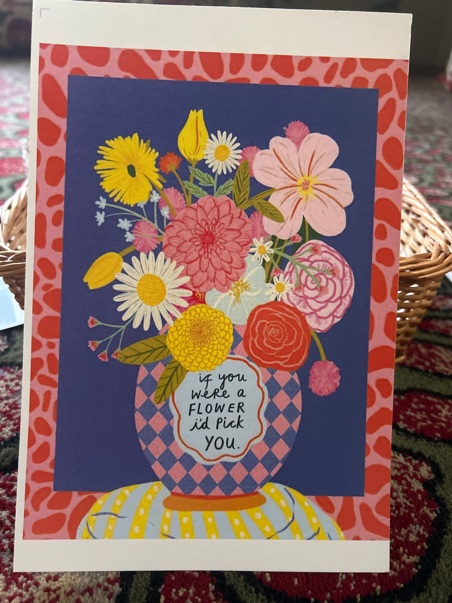 Love & Floral Aesthetic Postcard Set of 3