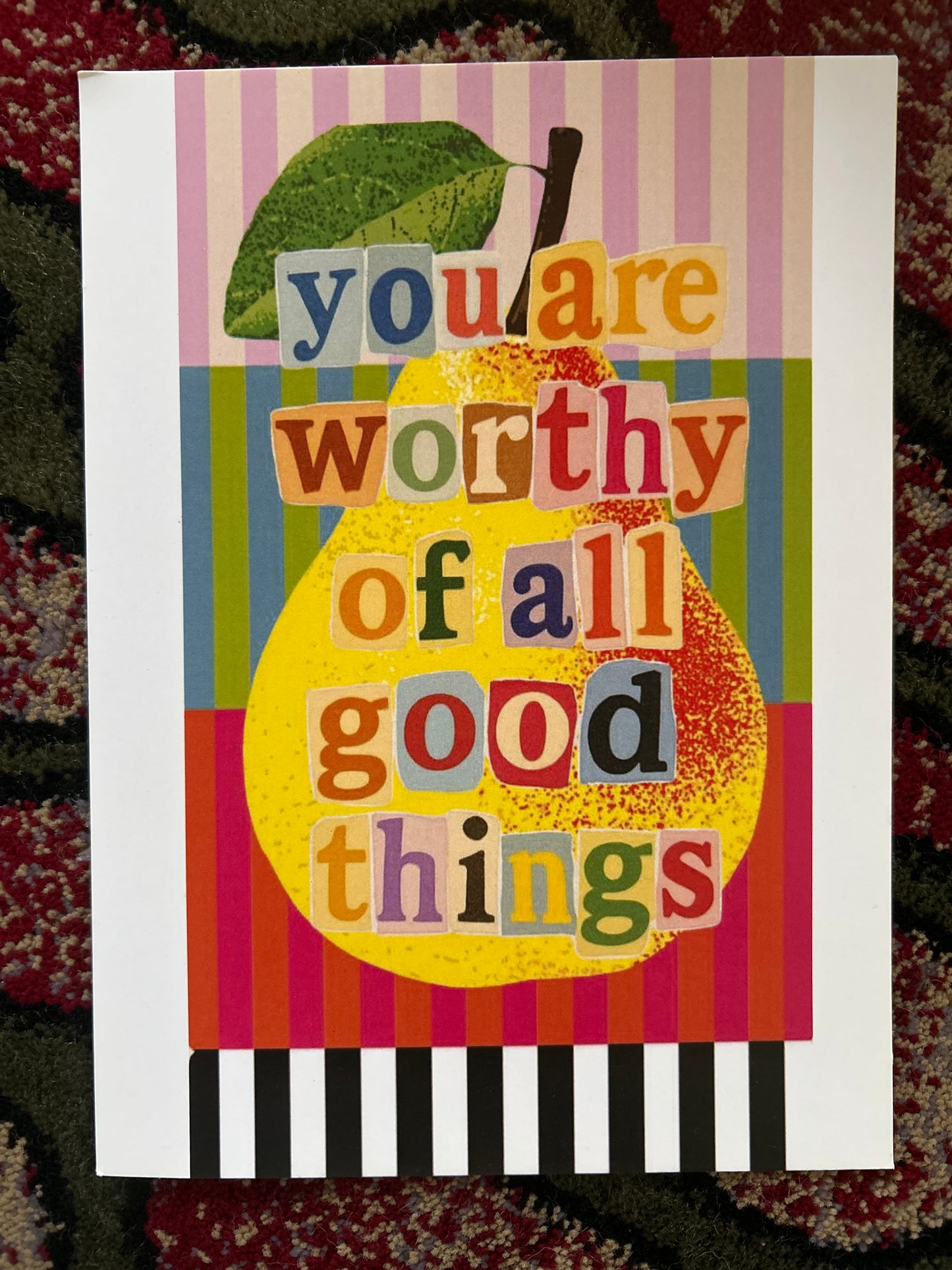 Positive Affirmation Aesthetic Postcard Set of 3
