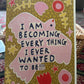 Positive Affirmation Aesthetic Postcard Set of 3