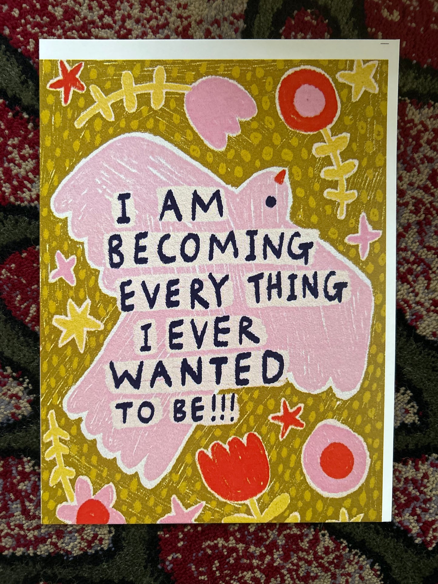 Positive Affirmation Aesthetic Postcard Set of 3