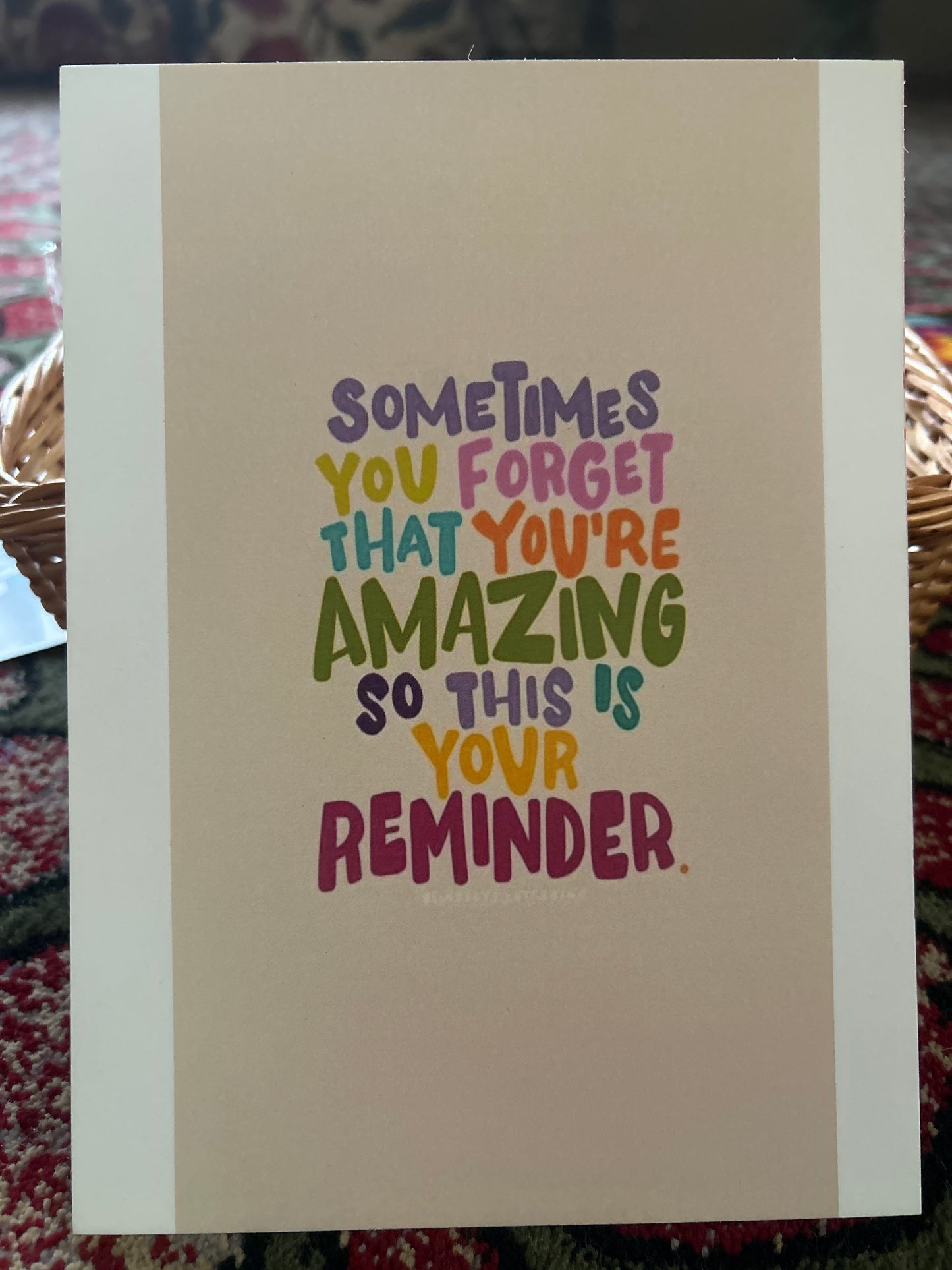Positive Affirmation Aesthetic Postcard Set of 3