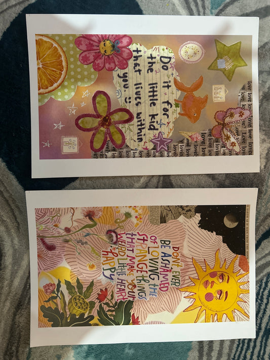 Dreamy Collage Motivation Posters Set of 2