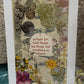 Floral Motivation Aesthetic Postcard Set of 2