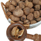 Premium kashmiri walnuts and wooden walnut cracker