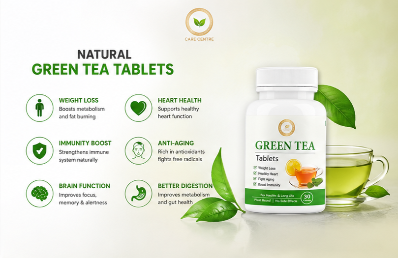 GREEN tea tablets