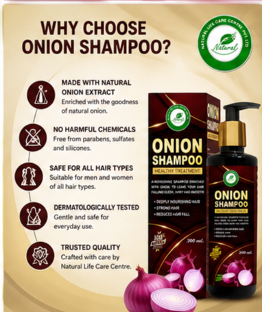 Onion shampoo