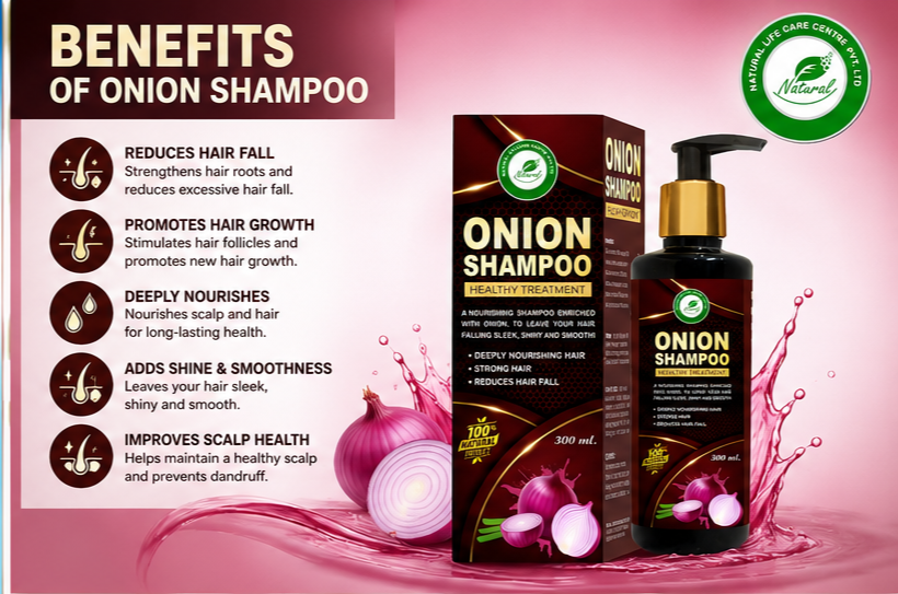 Onion shampoo