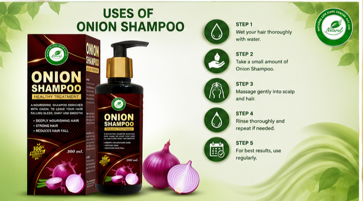 Onion shampoo