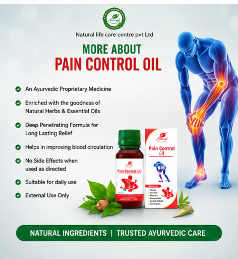 Pain control oil